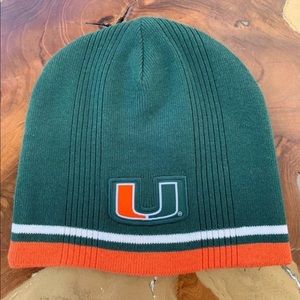 University of Miami beanie
